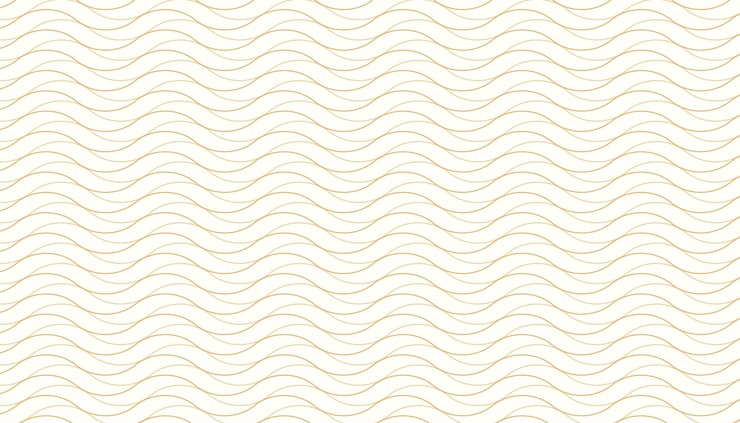 Vector gratuito banner de patrón de líneas onduladas abstractas en estilo geométrico