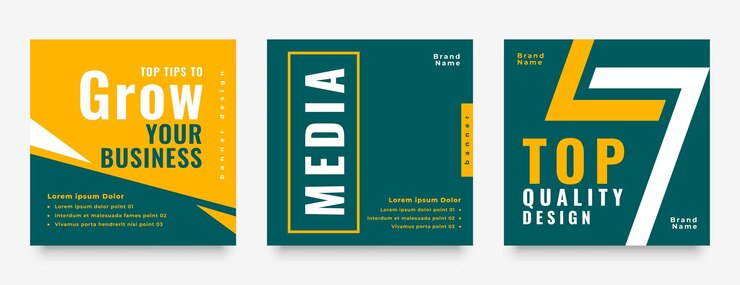 Vector gratuito banner de post de redes sociales de moda para la marca de la empresa en el paquete