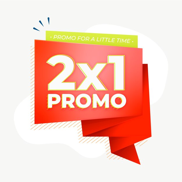 Banner de promoción 2x1