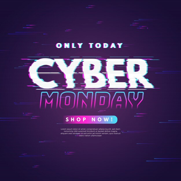 Banner promocional de Glitch Cyber Monday