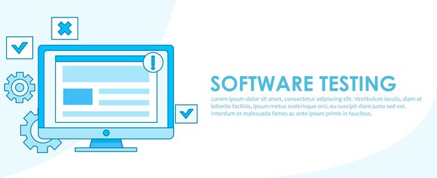 Banner de pruebas de software