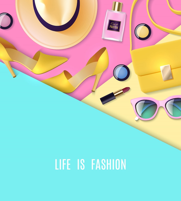 Vector gratuito banner de ropa de mujer