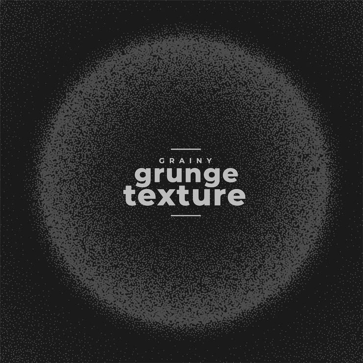 Vector gratuito banner de textura grunge granulada de puntos negros abstractos