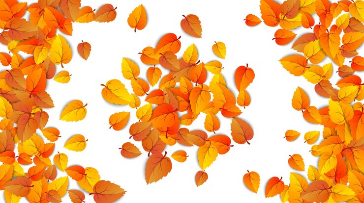 Vector gratuito banner de venta de otoño banner de descuento especial con hojas caídas venta de temporada marco otoñal vector de otoño