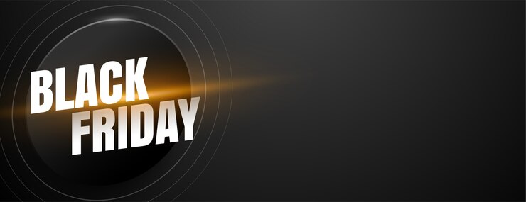 Vector gratuito banner web de venta de viernes negro para publicidad en línea