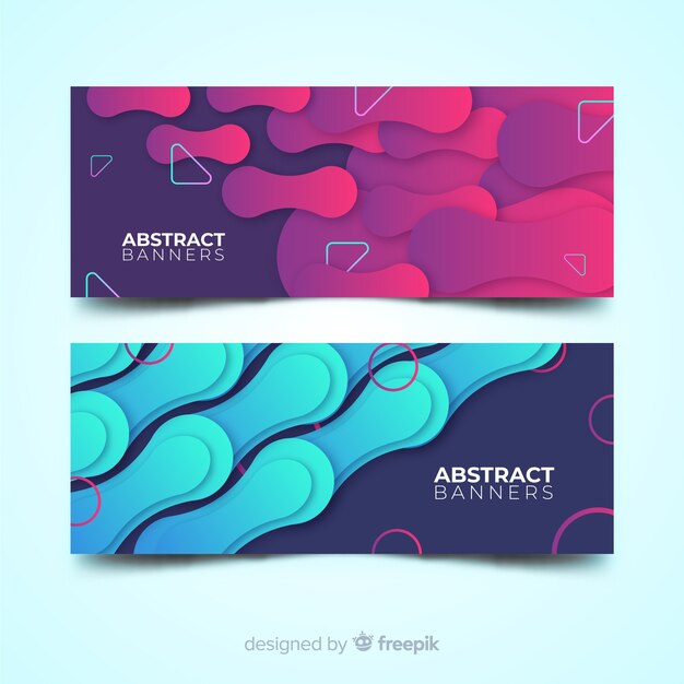 Banners abstractos