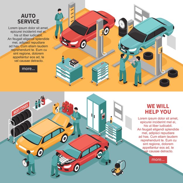 Banners de auto servicio