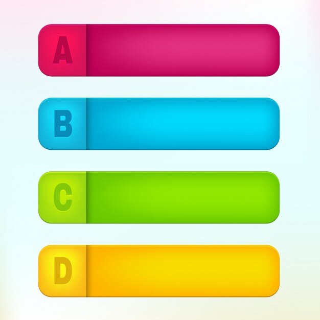 Banners de colores