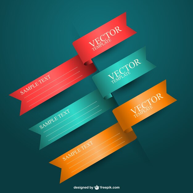 Banners de colores