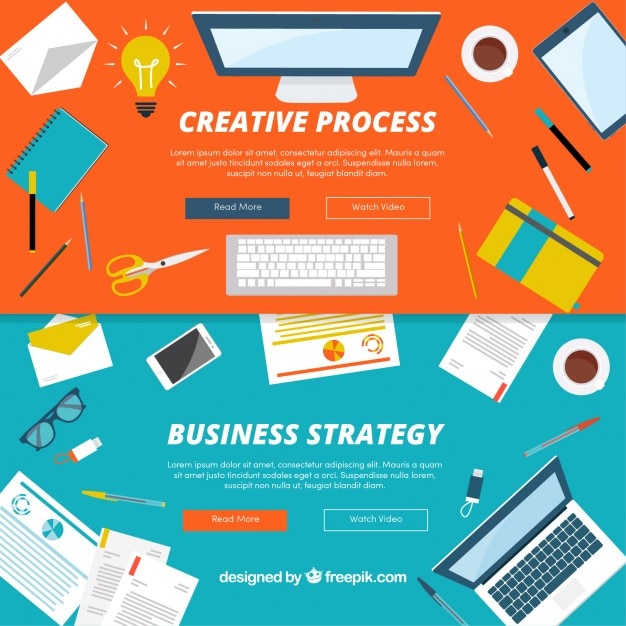 Banners corporativos para web
