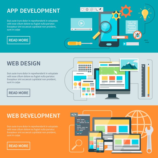 Banners de desarrollo de sitios web