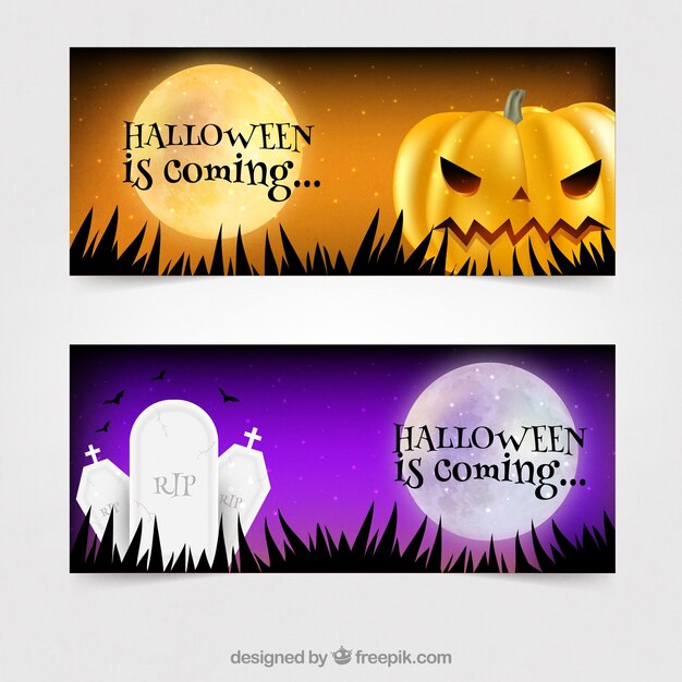 Banners de halloween 