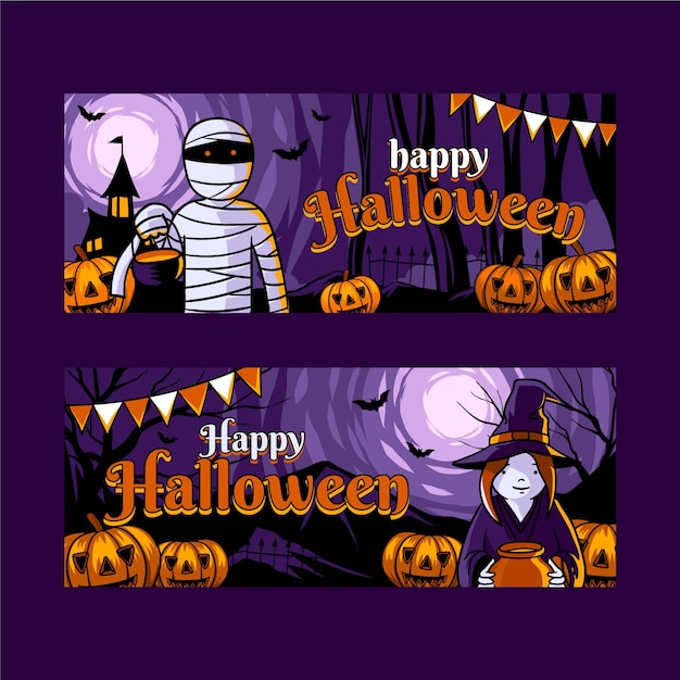 Banners de halloween