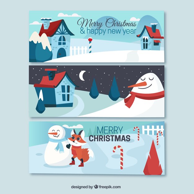 Banners lindos de navidad