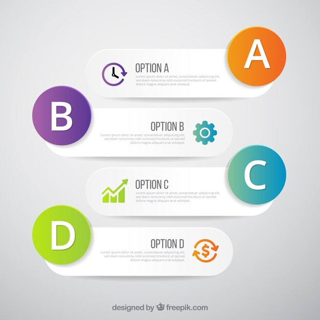Banners opcionales infografía