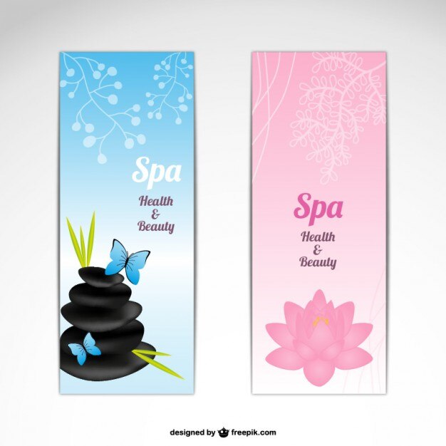 Banners piedras de spa