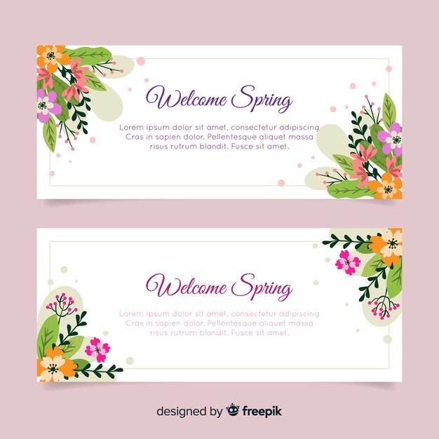 Banners primaverales