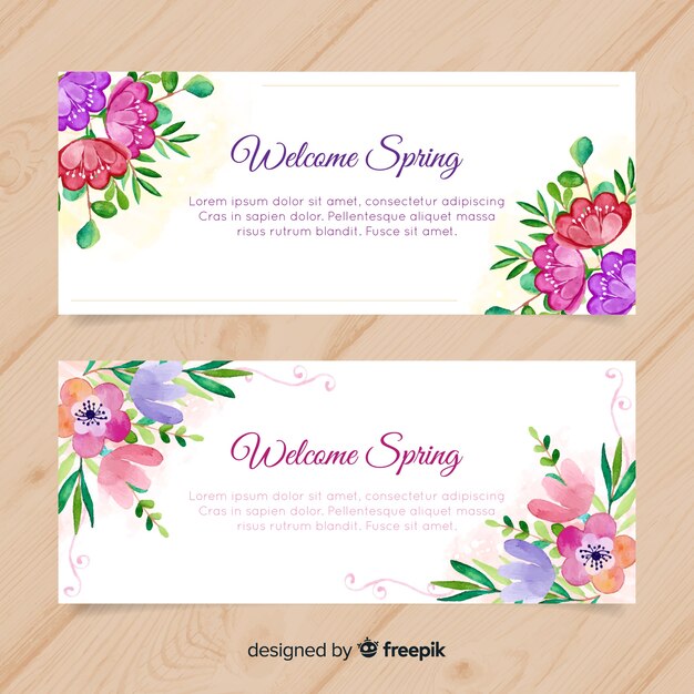 Banners primaverales