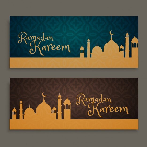 Banners de ramadan kareem