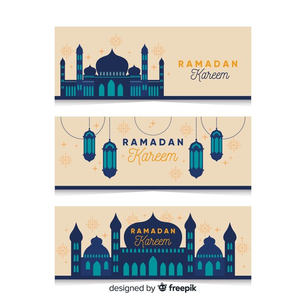 Banners del ramadán