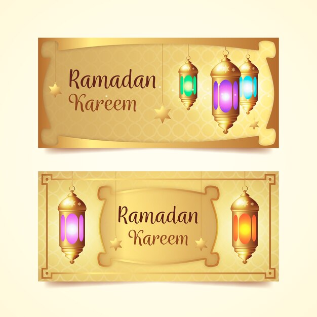 Banners ramdan realistas