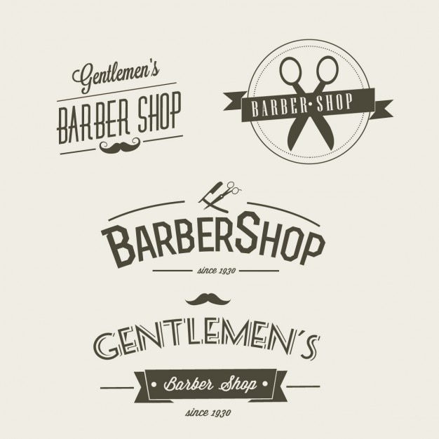 Vector gratuito barbería