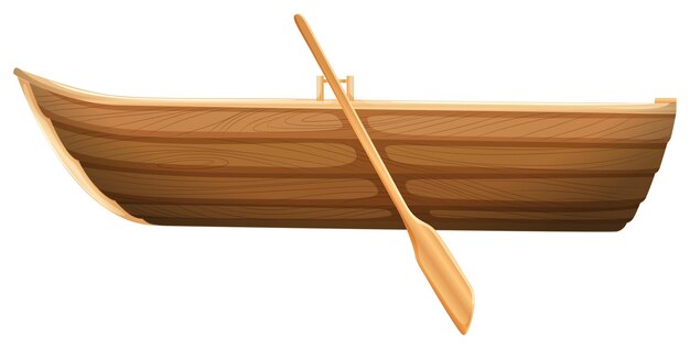 un barco de madera