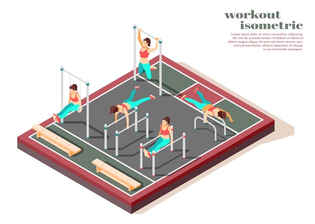 Barras paralelas horizontales dominadas y anillos de gimnasia entrenamiento corporal total para mujeres composición isométrica