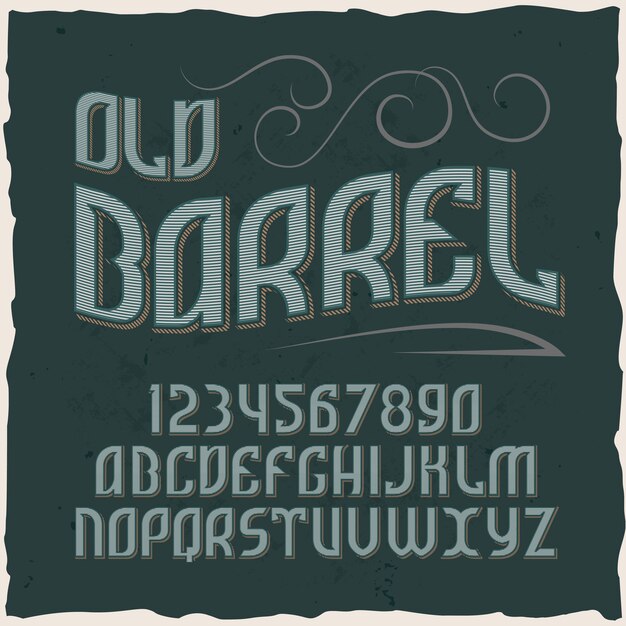 Barril viejo
