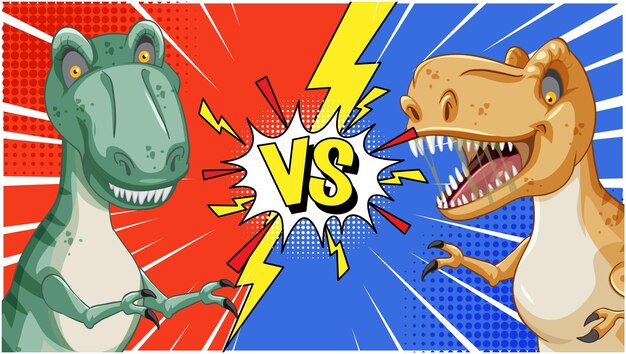 Batalla de los dinosaurios