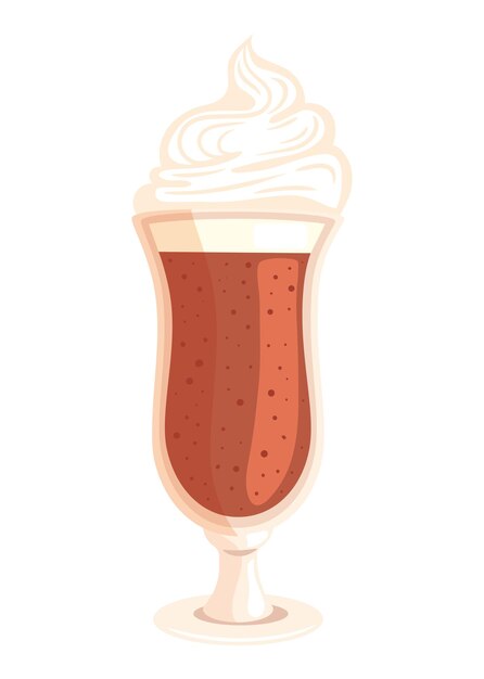 bebida de café con crema