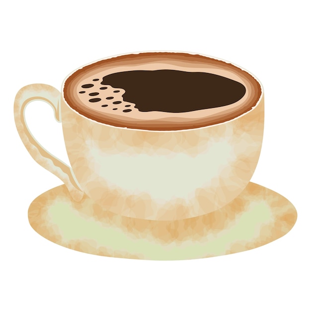 bebida de cafe en taza