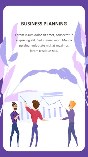 Big Data Analysis Grath Vector Mobile Banner