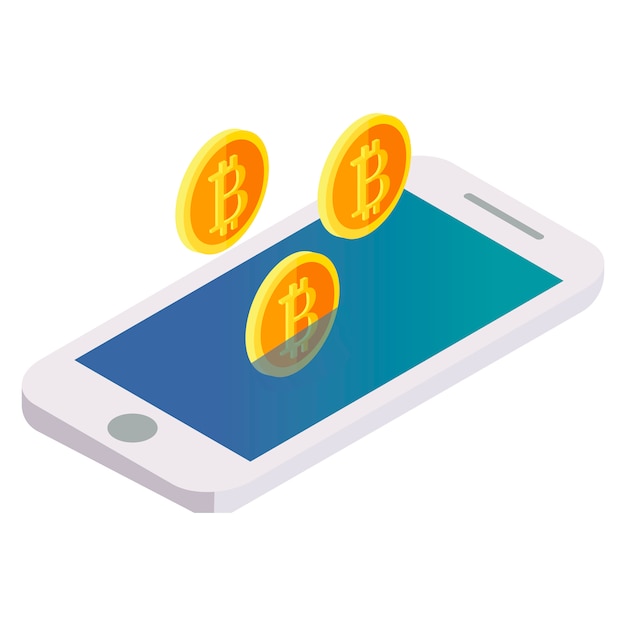 Bitcoin vuela fuera del teléfono