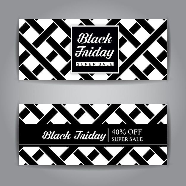 Vector gratuito black friday sale banner