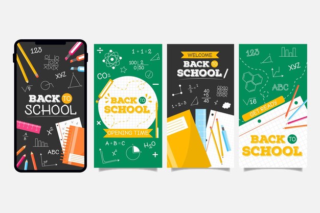 Blackboard back to school historias de instagram