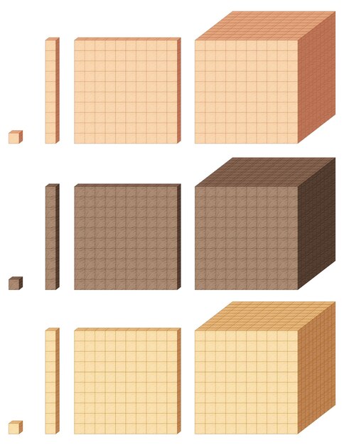 Bloques matemáticos con fines educativos