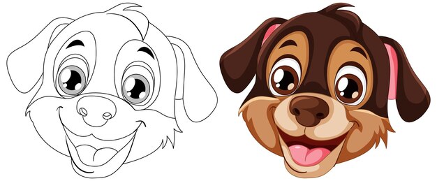 Del boceto a la colorida ilustración de mascotas