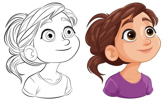 Del boceto a la colorida ilustración de personajes