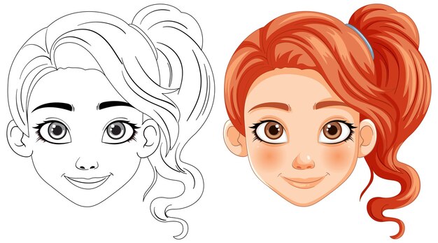 De un boceto a una ilustración colorida