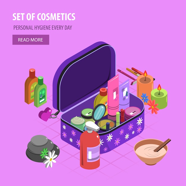 Bodycare Bag Isometric