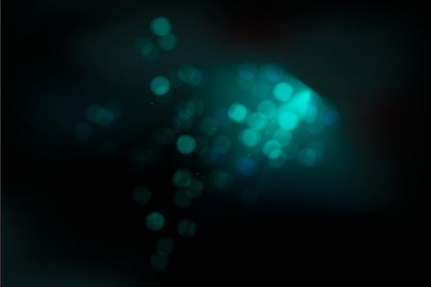 Bokeh efecto de luces sobre fondo oscuro