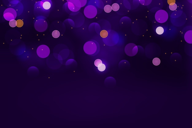 Vector gratuito bokeh de fondo realista