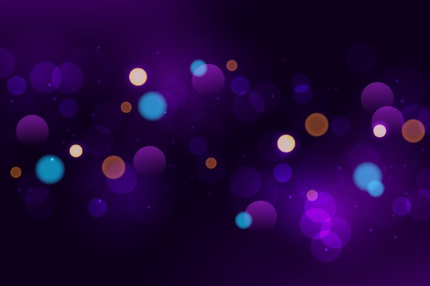 Bokeh de fondo realista