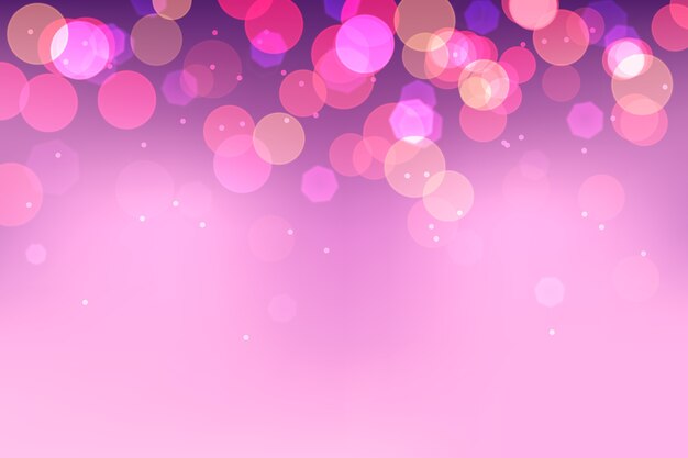 Bokeh de fondo realista