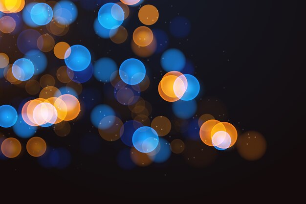 Bokeh de fondo realista
