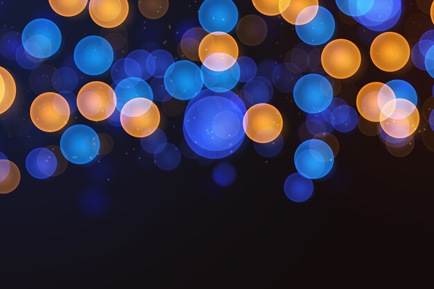 Bokeh de fondo realista