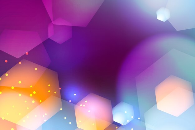 Bokeh de fondo realista