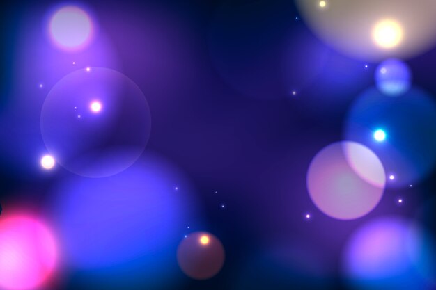 Bokeh de fondo realista