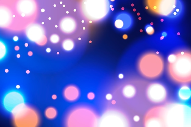Bokeh de fondo realista